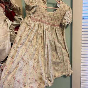 Smock rose dress
